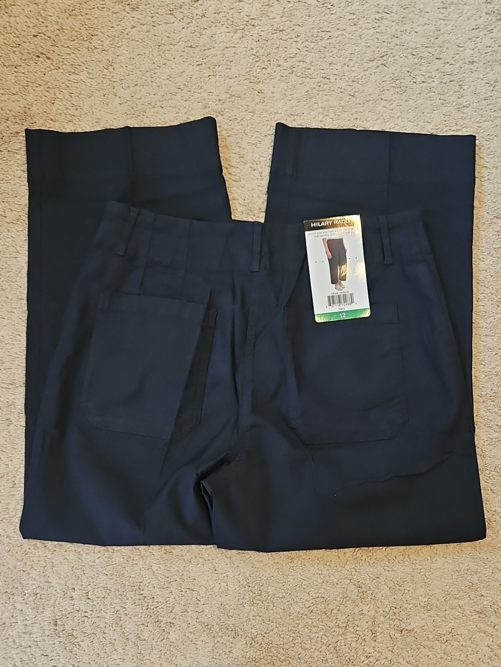 NEW! Hilary Radley Navy Wide Leg Pant Multiple Sizes - Picture 8 of 13